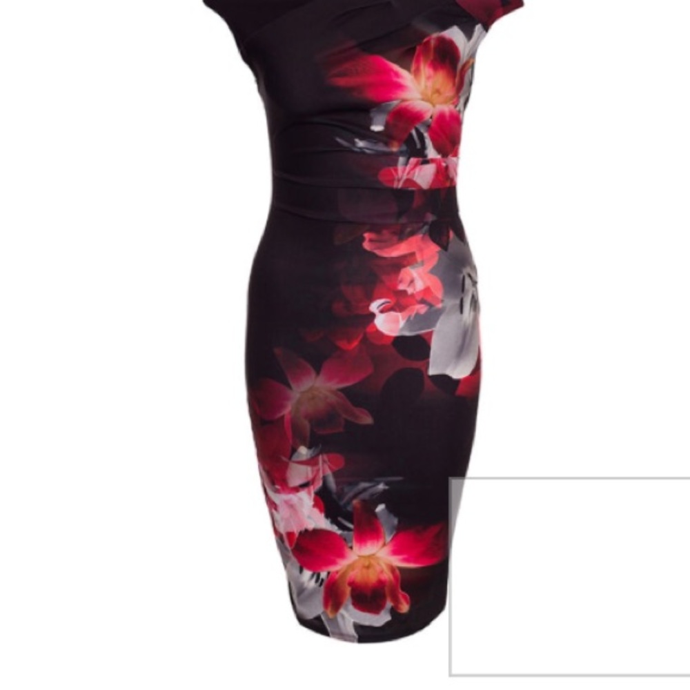 Floral Print Elegant Bodycon dress